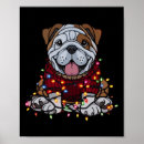 Search for cute bulldog posters Xmas