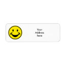 Search for happy flower return address labels Fun