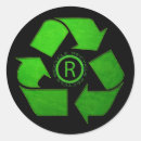 Search for green recycling symbol stickers Planet