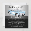 Search for antique car birthday invitations Classic