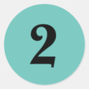Search for number two stickers Simple