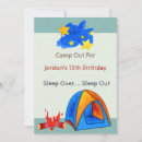 Search for sleep under party invitations Camping