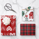 Search for holiday love wrapping paper Red