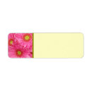 Search for red daisy return address labels Yellow