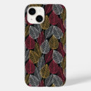 Search for autumn leaves pattern iphone cases Modern