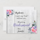 Search for country bridesmaid cards Botanical