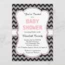Recherche de chevrons gris invitations Future maman