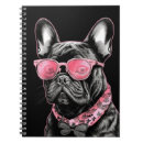 Search for french bulldog notebooks black