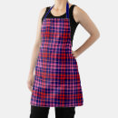 Search for plaid aprons Red