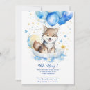 Recherche de wolf baby shower invitations Mignon