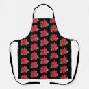Search for poinsettia aprons Mistletoe