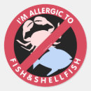 Search for allergic to shellfish stickers Allergy
