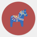 Recherche de cheval bleu autocollants Dala