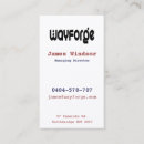 Recherche de divers cartes visite Simple