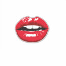 Search for large mouth stickers Red