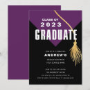 Search for purple graduation invitations University
