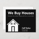 Search for real estate business postcards Black and white