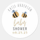 Search for cute bumble bees stickers Baby shower