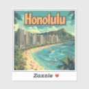 Search for urban scene postcards Hawaiian beach scene