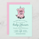 Search for pink pigs baby shower invitations Farm