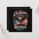 Search for red white and blue invitations Usa flag