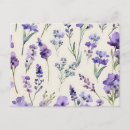 Search for watercolor lavender postcards Floral