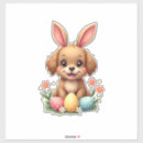 Search for cute easter bunny stickers Puppy