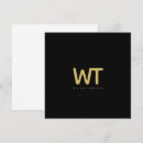 Search for monogram logo cards Black