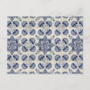 Search for blue geometric pattern postcards Vintage