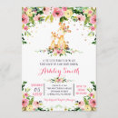 Search for yellow giraffe baby shower invitations Pink