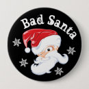 Search for black santa claus buttons Xmas