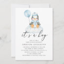 Search for penguin baby boy shower invitations Animal