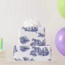 Search for french toile wrapping paper Country