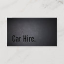 Search for car hire business cards Driver