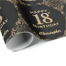 Recherche de 18 ans papier cadeau Fête d'anniversaire
