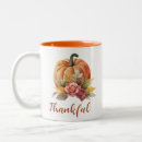 Search for fall floral mugs Pumpkin