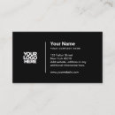 Recherche de toutes les couleurs cartes visite Élégant style générique professionnel