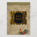 Search for antique chickens invitations Rooster