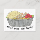 Search for rice business cards Food