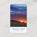 Search for ocean business cards Sunset