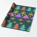 Search for kitsch christmas wrapping paper Vintage