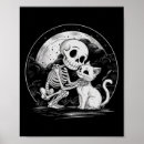 Search for black and white halloween posters Kitten