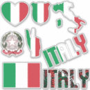 Search for map of italy stickers Flag