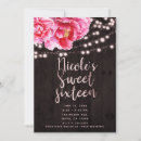 Search for wood sweet 16 invitations Country