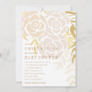 Search for golden baby shower invitations Floral