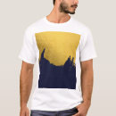 Search for gold and navy blue tshirts Modern