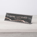 Search for marble and rose gold name plates Professional