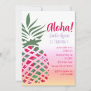 Search for aloha birthday invitations Pineapple