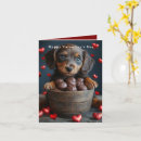 Search for dachshund valentines day cards Happy valentine's day