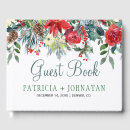 Search for christmas wedding guest books Rustic